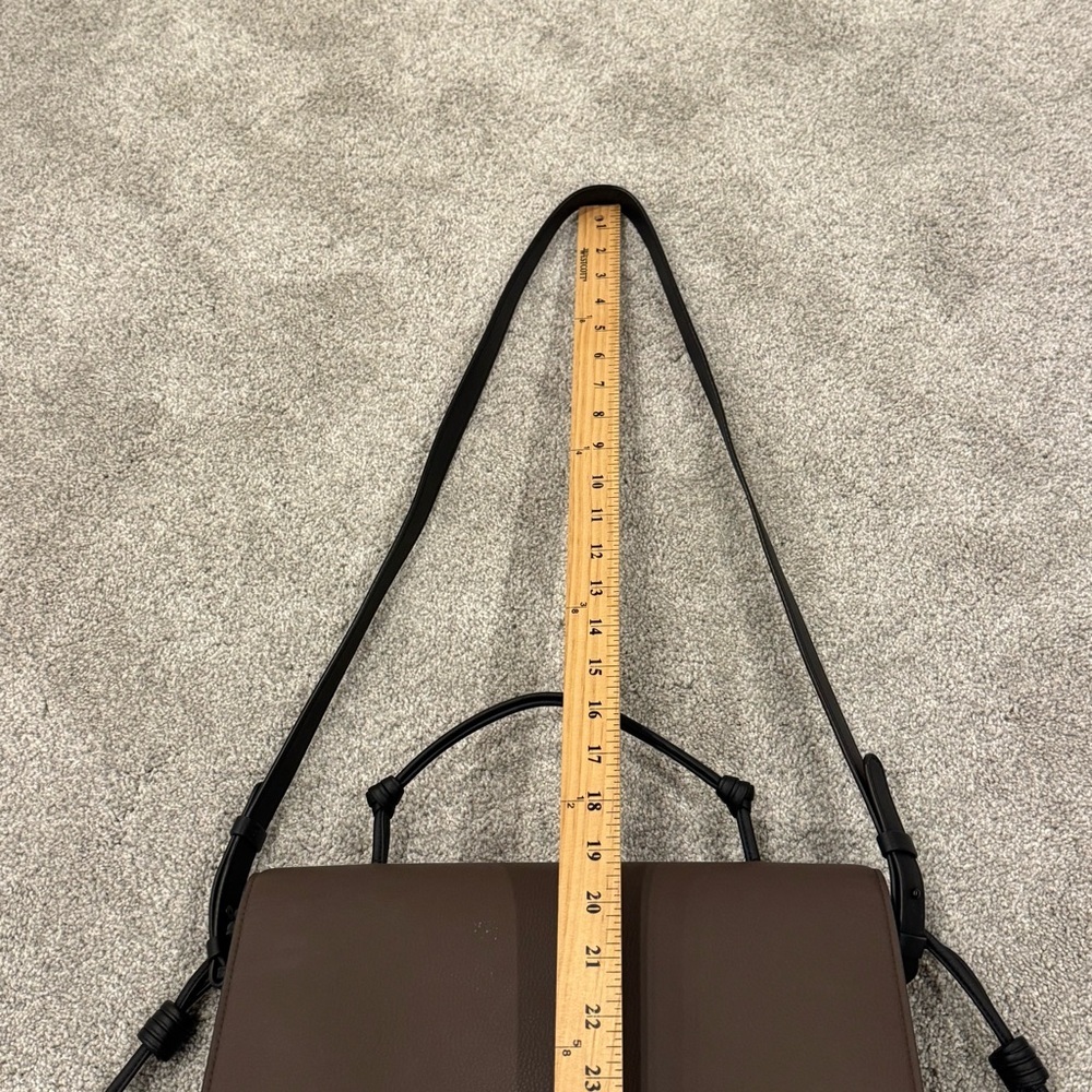 Von Holzhausen “The Handheld” Satchel Chocolate Brown and Black Trim - Picture 16 of 16